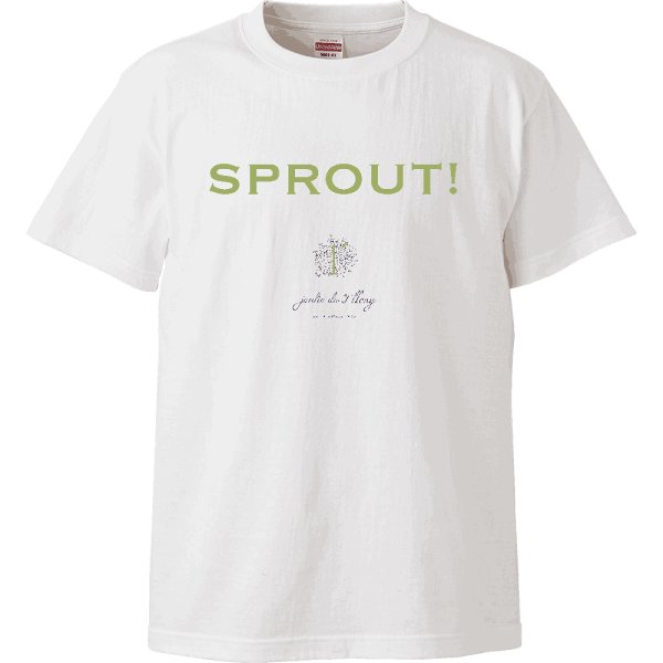 画像1: アイロニーSPROUT！Tシャツ【ホワイト】(送料無料) (1)