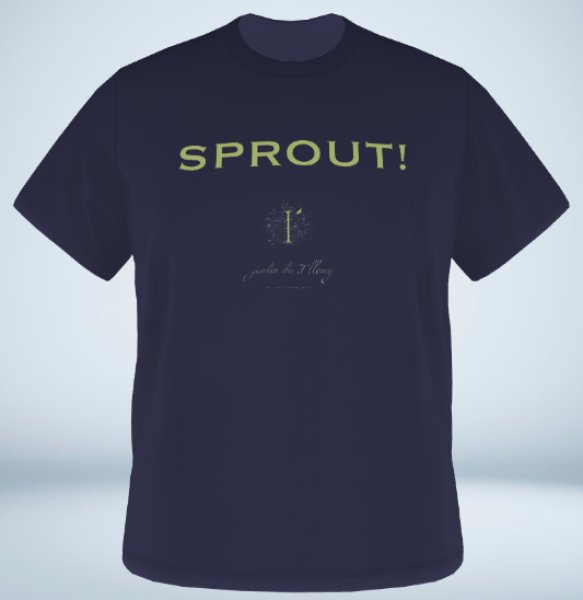 画像1: アイロニーSPROUT！Tシャツ【ネイビー】(送料無料) (1)